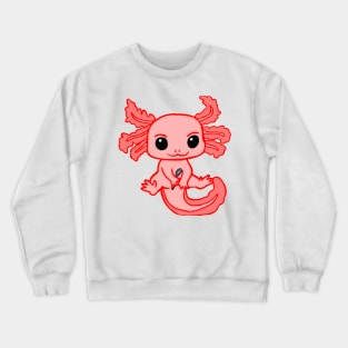 Spoonie Axolotl (Red) Crewneck Sweatshirt